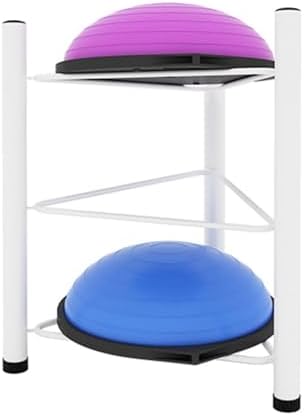 7-Tier Floor Stand Storage nizer for Home Gym - Exercise Half Balance Ball Rack, Ideal for Bosu, Slam Balls & Medicine Balls, Efficient Workout Equipment Storage