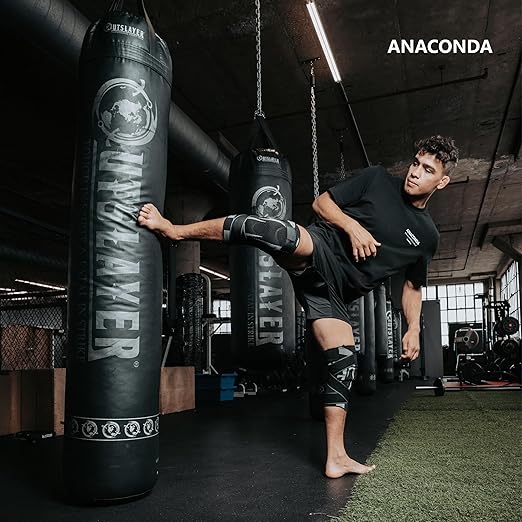 Anaconda Fightwear Stabilizer Knee Brace (Medium) - Compression Support Sleeve with Spring Stabilizers for Shock Absorption & Joint Health - Fits Left or Right Leg - Ideal for Athletes - 2 Pack