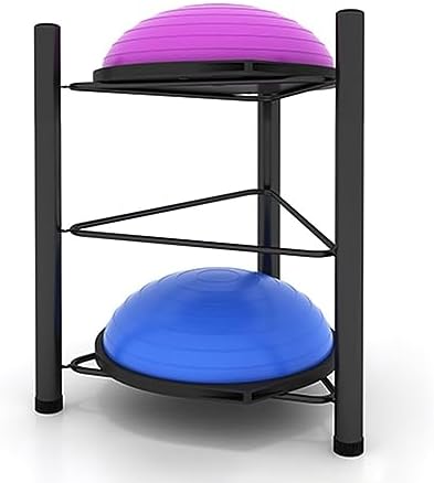 Balance Ball Storage Rack - Home Gym Equipment Organizer for Exercise Balls, 3/5/6/7 Tier Floor Stand for Bosu, Slam, Bowling, and Medicine Balls