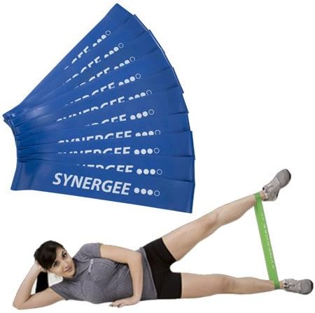 Synergee Exercise Fitness Resistance Band Mini Loop Bands that Perform Better When Working Out at Home or The Gym