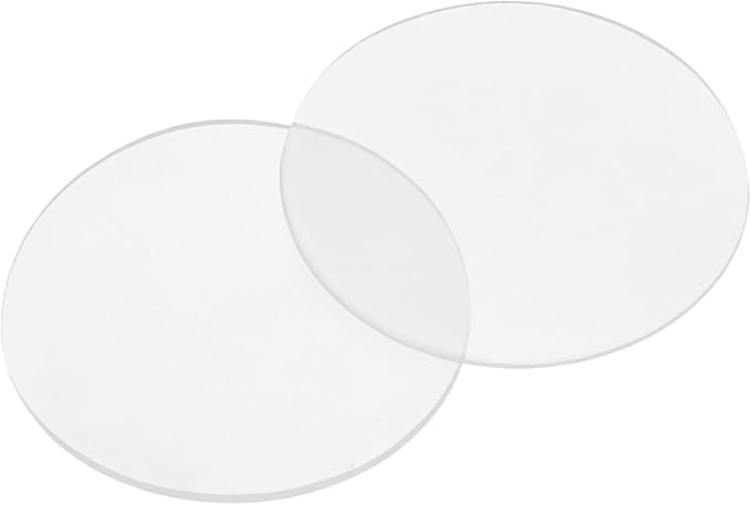 PATIKIL Glass Table Top Anti Slip Pads, 10Pcs 25mm Dia x 1mm Thick Clear Glasses Tables Silicone Bumper Pad for Photo Frame Furniture Kitchen Cabinets DIY Home Craft, White