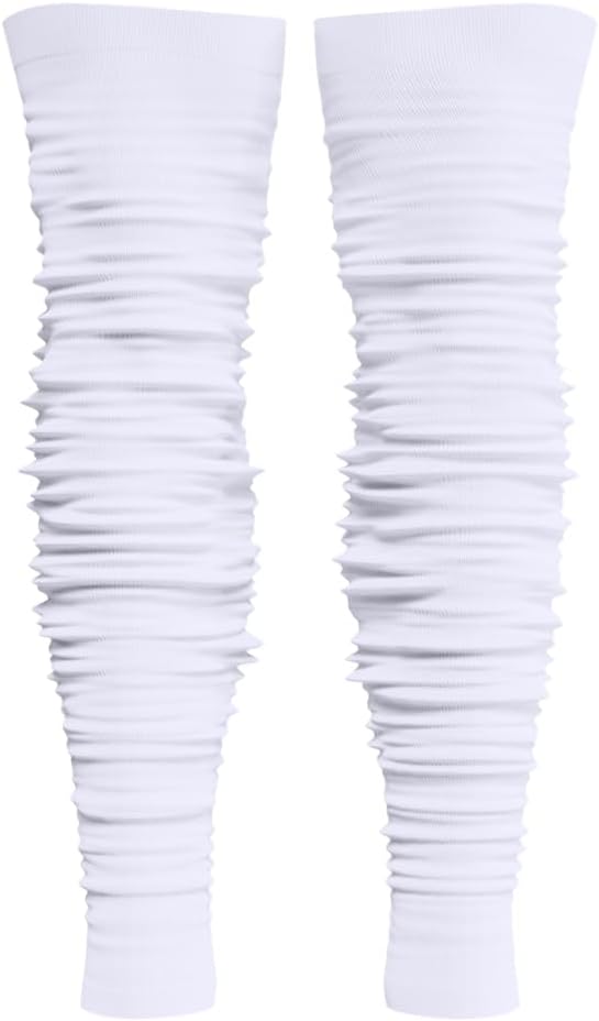 KUTFTBL Pre-Scrunched Football Leg Sleeves with Built-In Hidden Elastic Bands Performance Fabric Above or Below the Knee