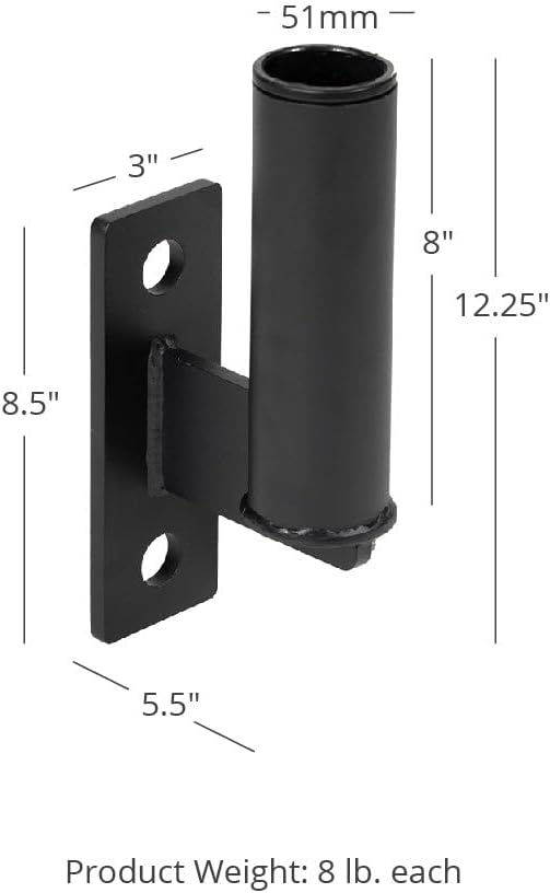 Titan Fitness Titan Series Barbell Holder Pair Vertical Upright Olympic