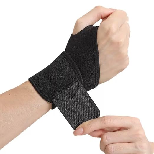 1pc Black Carpal Tunnel Wrist Brace, Adjustable Brace Night Support for Fitness, Right & Left Hands Weightlifting,Wraps for Women and Men