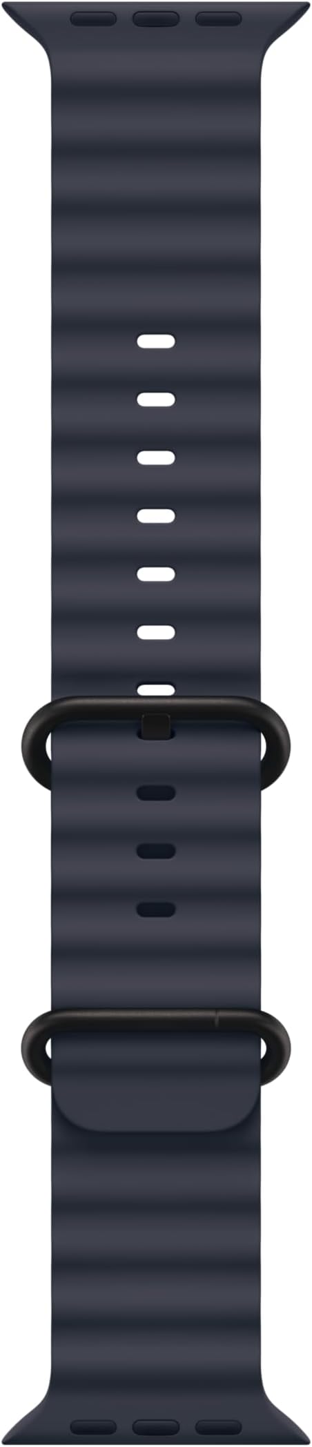 Apple Watch Band - Ocean Band (49mm) - Navy with Black Titanium Finish - Regular