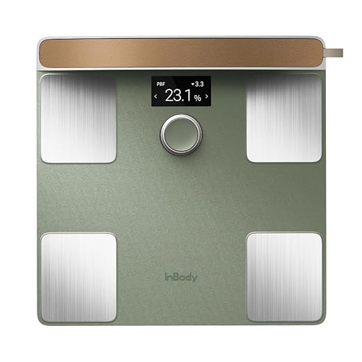 InBody Dial H40 Smart Scale | Body Composition Scale with BMI, Body Fat, Muscle Mass | Wi-Fi and Bluetooth Connectivity on InBody App (Green)