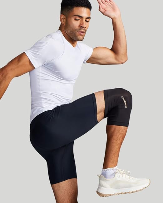 Tommie Copper Unisex Core Compression Knee Sleeve - Black - 3X-Large