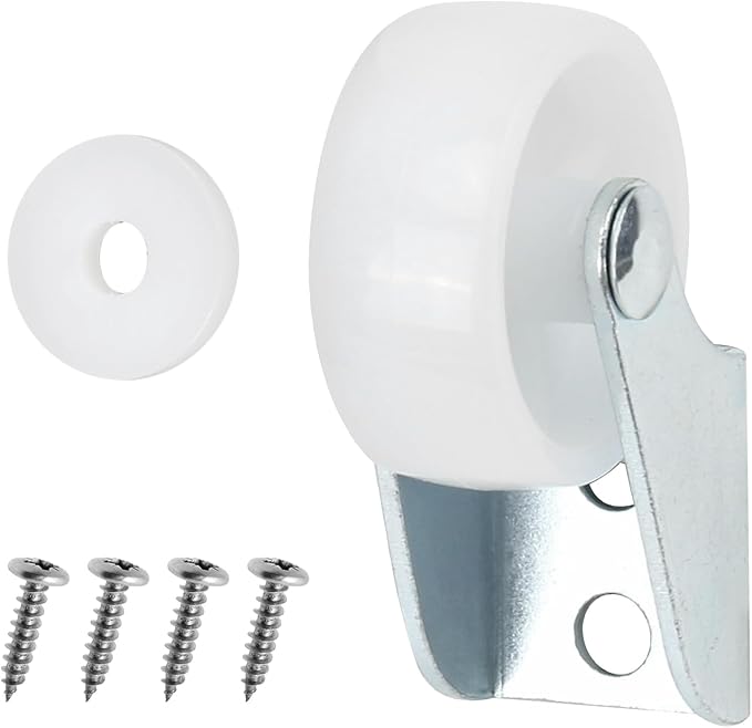RV Door Awning Roller Wheel Replacement for JR Products 05004 Track, Universal Camper Screen Door Shade Parts, Travel Trailer Awning Replacement,Camper Canopy Roller Protector, Disc