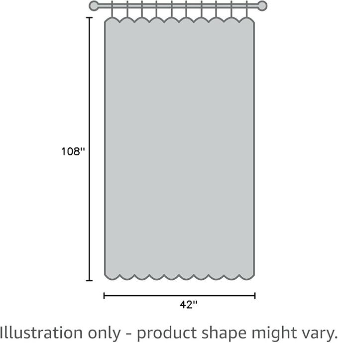 OVZME Orange Sheer Curtains 108 Inches Long, Light Filtering Semi Transparent Lightweight Voile Rod Pocket Window Curtains for Bedroom, Living Room, W42 x L108, Set of 2 Drape Panels