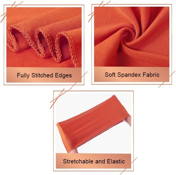 VDS Pack of 250 PCS | Champagne | Spandex Chair Sashes Bows Without Buckle | Stretch Elastic Banquet Universal Folding Chair Band Tie with for Wedding Party Conference Celebration Event Decoration