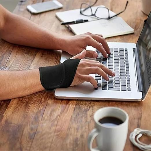 1pc Black Carpal Tunnel Wrist Brace, Adjustable Brace Night Support for Fitness, Right & Left Hands Weightlifting,Wraps for Women and Men