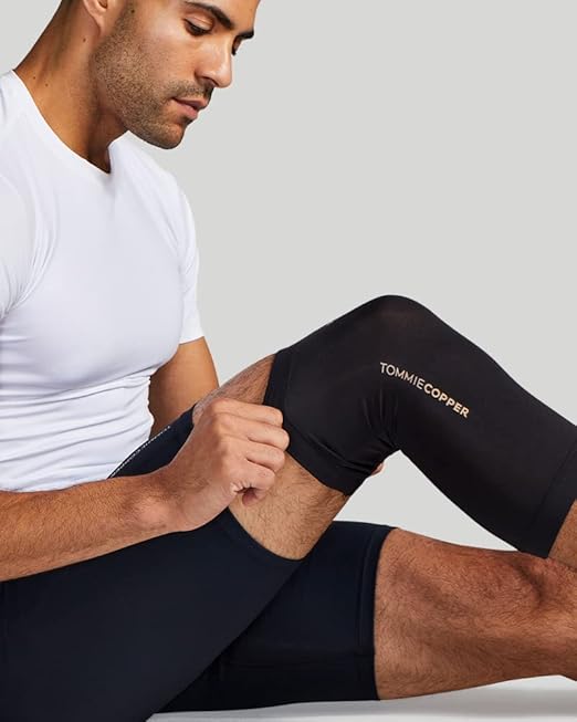 Tommie Copper Unisex Core Compression Knee Sleeve - Black - 3X-Large