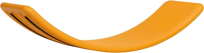 Qaba 32" Balance Board Kids, Wobble Board for Kids Toddlers, Curvy Rocker Board, Ended Preschool Learning Montessori Waldorf Toy, Ages for 3-6 Years Old