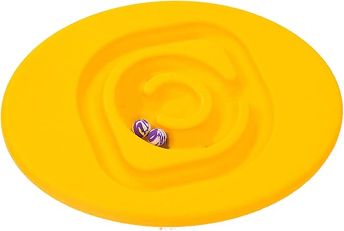 shenruifa Maze Balance Board, Conduct Perception Training Snail Balance Board Enhance Coordination Abilities Balancing Games for Indoor Play (Yellow)
