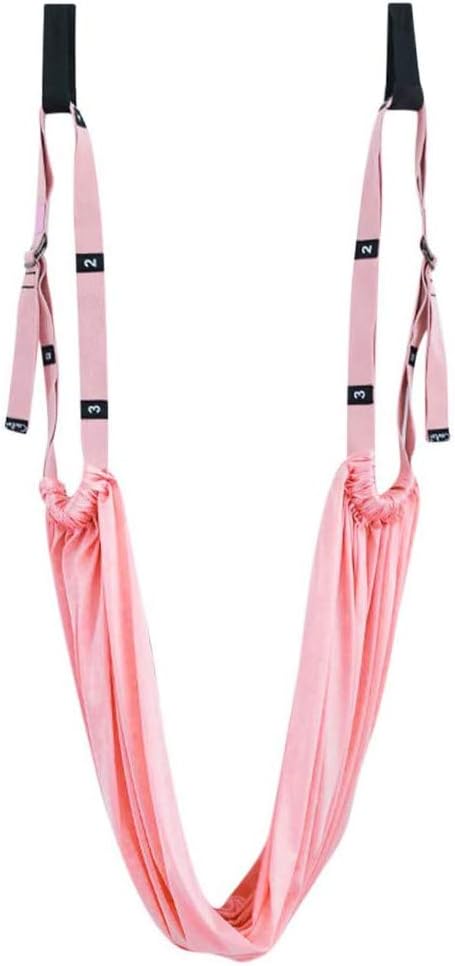 Multi-Purpose Waist Exercise Band - Waist Back Bend Assist Trainer Flexibility & Yoga Stretching Leg Stretcher Strap w/Door Anchor for Dance Gymnastics Training Fitness