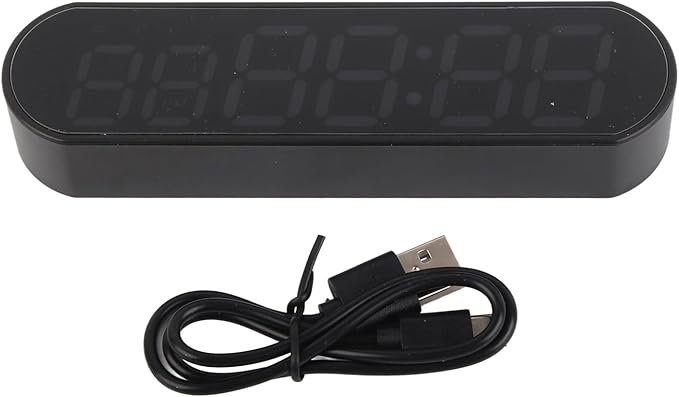 Portable Gym Timer, 1000mAh USB Rechargeable, Interval Workout Stopwatch, ABS Material, Magnetic, 10 Functions, 30 Hour Battery