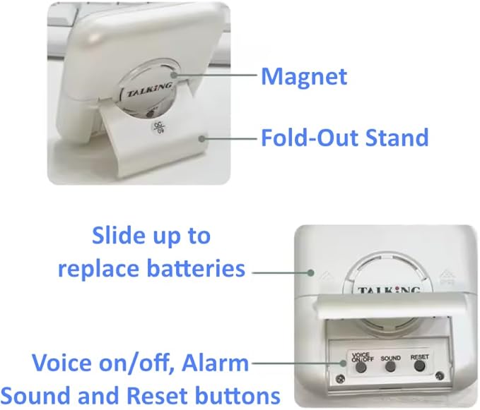 Talking Timer for Kids/Adults, Visual Timer for Kids Alternative, Voice Countdown Announcements Every Hour/10 Min/1 Min | Children, Cooking, Adults, Workouts, Classroom, lab, ADHD, Time Management
