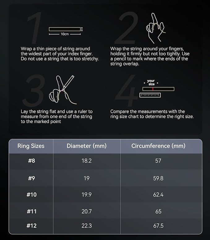 8.0 Smart Ring and Charging Case【Industry First – 0 Measurement Error】【IP68 Waterproof】 2025 Smart Ring for Women & Men for Sleep Tracking Wearable Device,Fitness Ring Silver 12#
