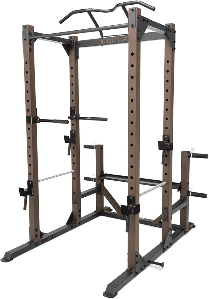 Steelbody Industrial Inspired Heavy Duty Home Gym System for Bodybuilding and Strength Training Available for Full Cage, Squat Rack and Power Tower