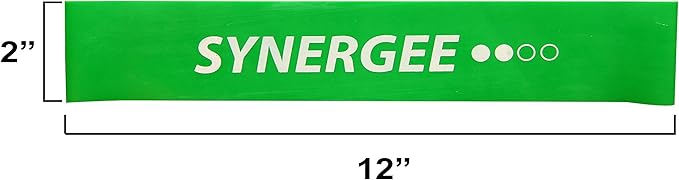 Synergee Exercise Fitness Resistance Band Mini Loop Bands that Perform Better When Working Out at Home or The Gym