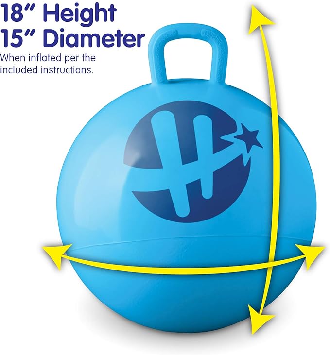 Hedstrom Blue's Clue and You Hopper Ball, Hop Ball for Kids, 15 Inch, Blues Clues (55-7546)