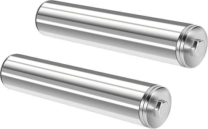 EVERYMATE Stainless Steel Weight Plate Holder - Power Rack & Squat Rack Attachments 2 Inch Olympic Plate Storage Rack for 2x2 3x3 2x3 Power Cage Accessories