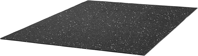 VEVOR 0.4Inch 48sq.ft 12 Tiles Gym Flooring for Home Gym, Rubber Top with High Density EVA Foam, 24 x 24In Gym Floor Exercise Equipment Mats, Interlocking Gym Mats, Puzzle Workout Mats, Black & Gray