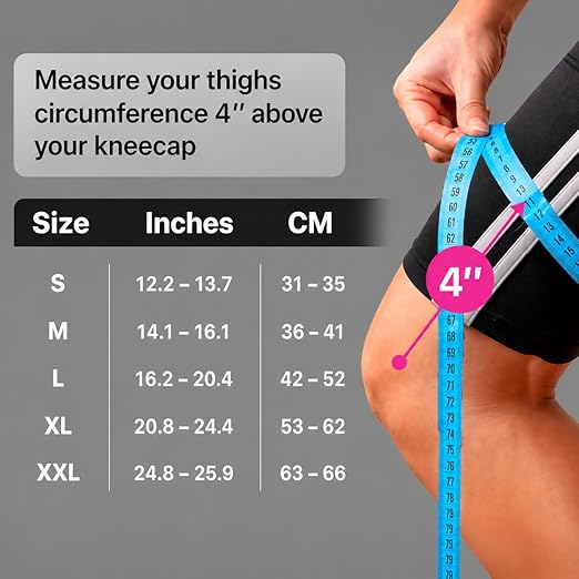 Knee Brace for Women and Men – Knee Compression Sleeve for Meniscus Tear, ACL, Arthritis Pain Relief, Patella Pad & Side Stabilizers – Please Check How To Size Video (Orange, Medium)