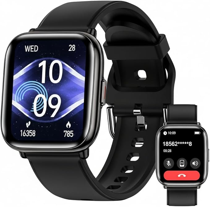 Smartwatch for Women, 1.75" AMOLED Smart Watch with Bluetooth Call (Make/Answer), AI Da GPT, Fitness Tracker with BP Heart Rate Monitor, Reloj Inteligente para Mujer for iPhone Android
