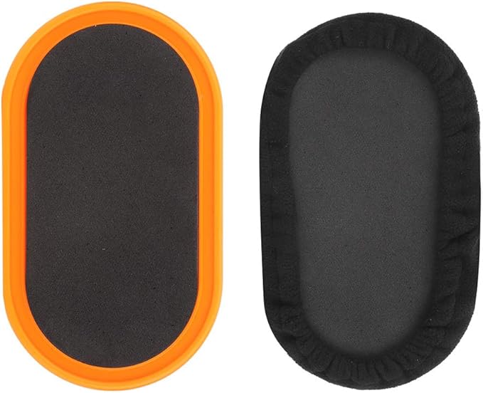 HERCHR 2Pcs Core Sliders for Working Out, Floor Sliders for Exercise, Abdominal Exercise Gliding Discs, Sliding Discs for Exercise on Hardwood Floors