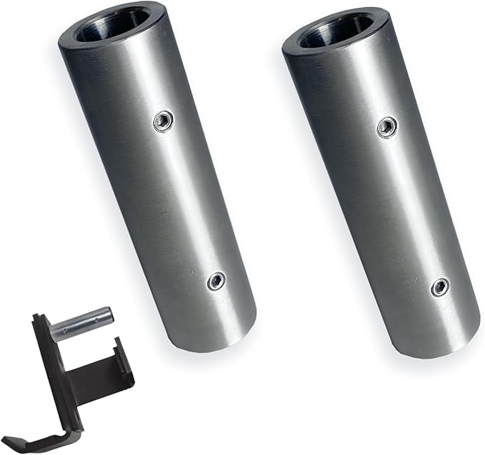 5/8" to 1" Power Rack Cages Rigs Attachment Pin Adapter Sleeve for 2"x2" 3"x3" 2 Pack