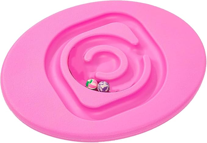 shenruifa Maze Balance Board, Conduct Perception Training Snail Balance Board Enhance Coordination Abilities Balancing Games for Indoor Play (Pink)