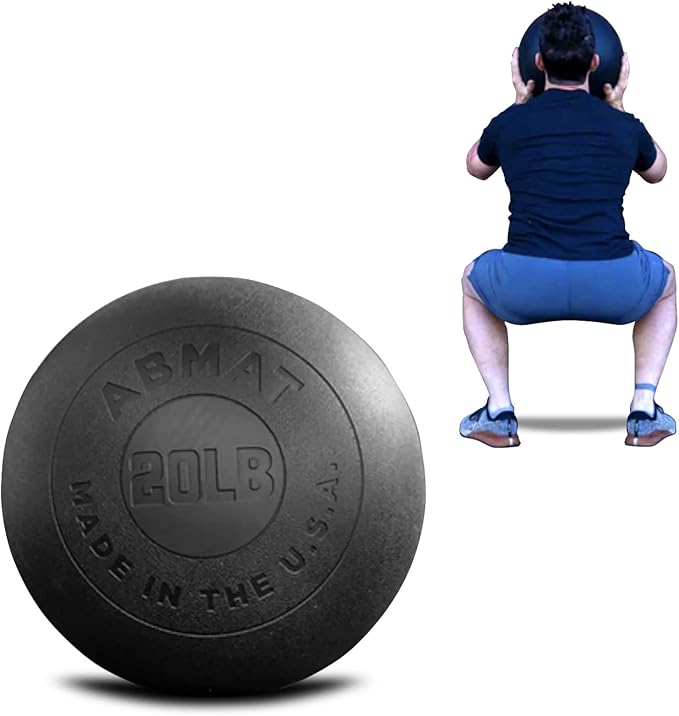 ABMAT Medicine Ball (14) - Indestructible Med Ball for Weighted Wall Balls, slam Balls, HIIT Exercises, Strength Training and Balance Training