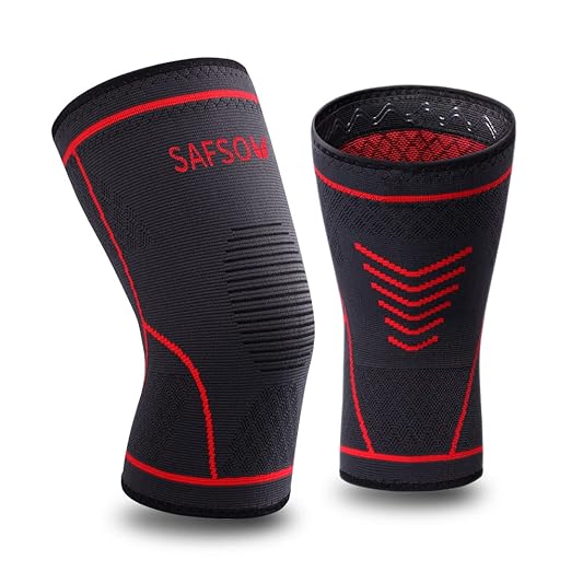 knee sleeve for Knee Pain,Knee Compression Sleeve for Men and Women, Running, Working out, Weight Lifting, Sports.(Medium)