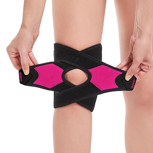 aoFIT Knee Brace for Men Women Knee Pain Meniscus Tear Arthritis Patella Dislocation Best Osteoarthritis Adjustable Compression with Memory Stabilizers for ACL MCL Breathable for Injury Recovery M