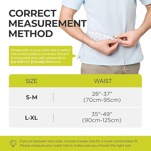 SHAPERKY Posture Corrector for Women and Men - Adjustable Upper Back Brace - Breathable Back Support straightener - Providing Pain Relief from Lumbar&Shoulder (S-M)