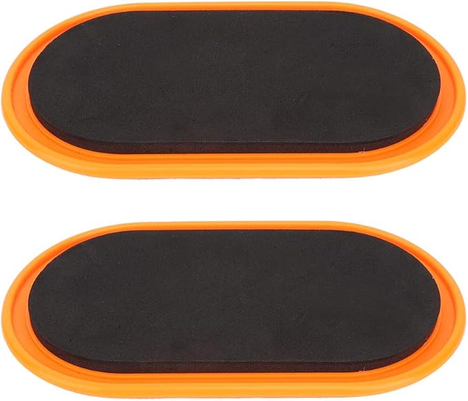 HERCHR 2Pcs Core Sliders for Working Out, Floor Sliders for Exercise, Abdominal Exercise Gliding Discs, Sliding Discs for Exercise on Hardwood Floors