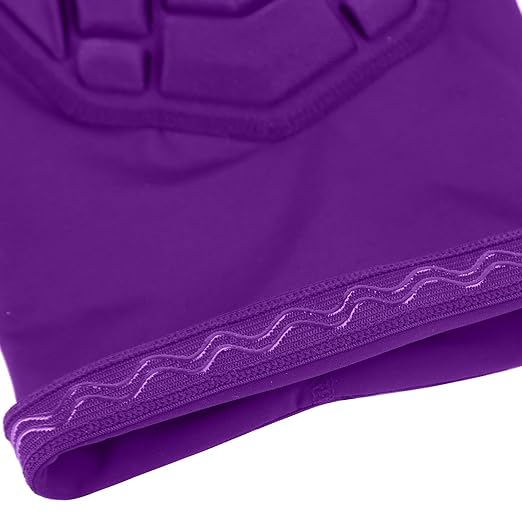 Knee Pads Wrestling Knee Sleeve Compression Leg Sleeves for Volleyball Basketball, Knee Compression Sleeve for Youth and Adult(Purple_L_2 Pcs)