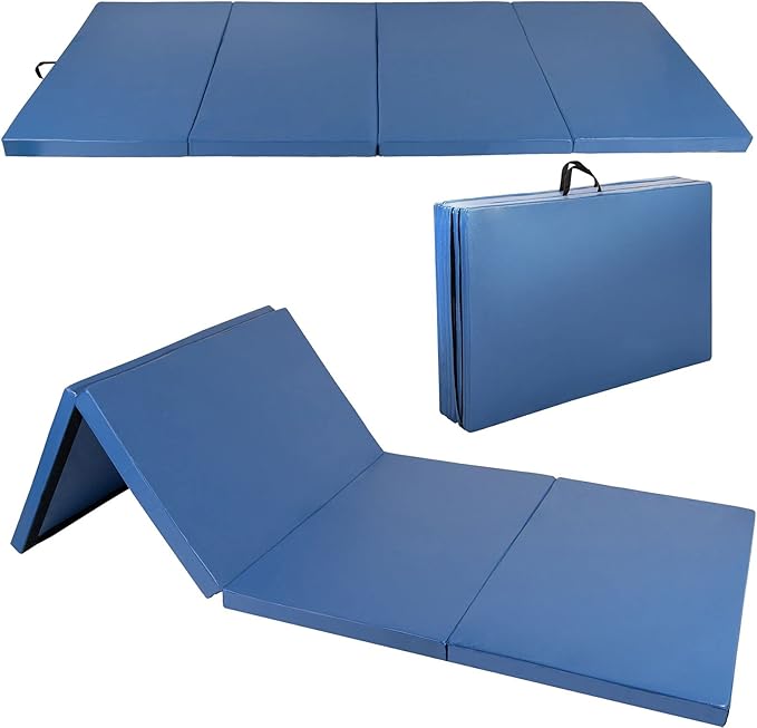 Polar Aurora 4'x8'x2 Thick Folding Gymnastics Exercise Mat Aerobics Stretching Yoga Mats