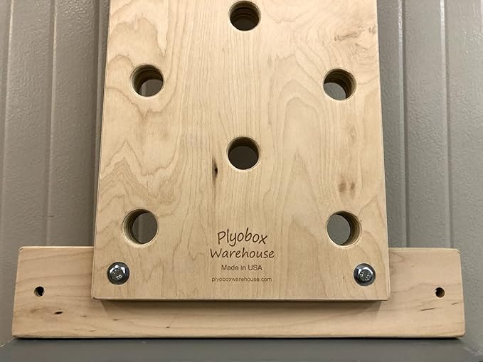 12"x48" Climbing Pegboard. Custom Engraving Options! Includes 18" mounting Brackets for Wall Studs.