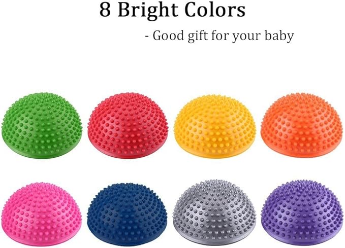 Foot Massage Half Ball, Deep Tissue Therapy Balance Exercise Pods for Foot Pain Relief, Athletes Office Workers Yoga Practice