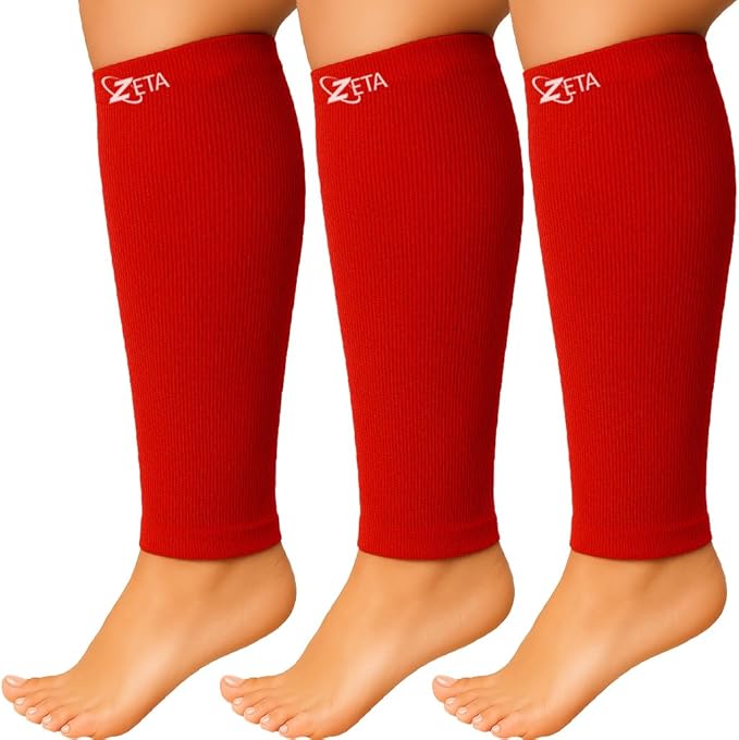 Zeta Wear Plus Size Compression Sleeves 15-19mmHg Medical Grade Wide Calf