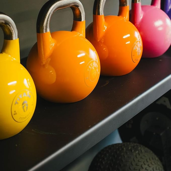 Titan Fitness Elite Series Mass Storage System for Dumbbell Kettlebell Slam Ball Storage, Core Unit, Bolt-On Adjustable Shelves, Home Gym Storage Rack for Workout Equipment