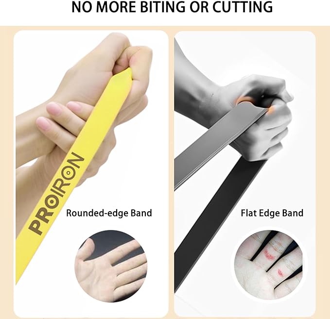 PROIRON Resistance Bands Pull Up Bands Comfortable Exercise Bands Anti-Slip Workout Bands for Pull up Dip Squat Gym Workout Physical Therapy Stretch Bands for Men & Women