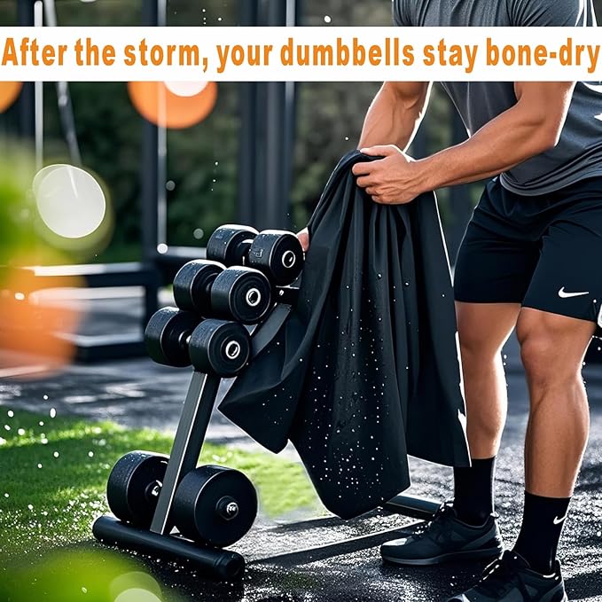 Dumbbell Rack Dust Cover, A-Frame Dumbbell Rack - Waterproof and Dustproof for Home Gym Dumbbell Set Brackets