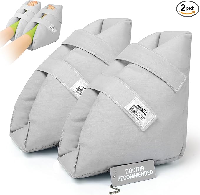 Heel Protectors for Pressure Sores,Adjustable Foot Boot Surgery Recovery Supplies for Elderly Bedridden Pressure Ulcer Ankle Pillow for Bed, Wheelchairs