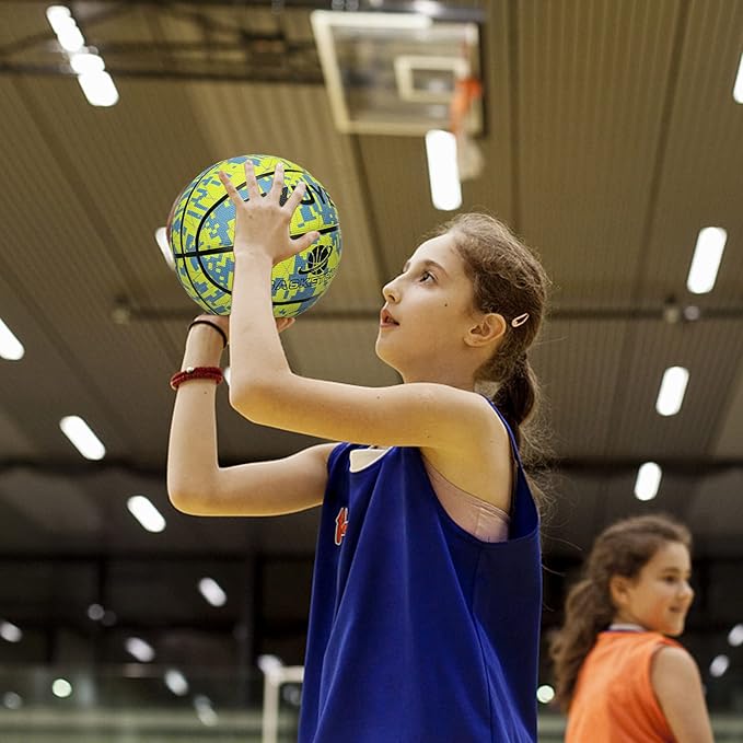 Kids & Adult Basketball - Size 3 (22") & 5-7 (27.5"-29.5'') for Indoor/Outdoor/Pool Play & Training