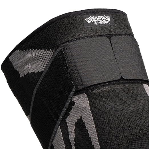 Anaconda Fightwear Knee Brace (XX-Large) - Compression Support Sleeve with Gel Pad for Shock Absorption and Joint Health - Adjustable Fit for Left or Right Leg - Ideal for Athletes, Men and Women - 2-Pack