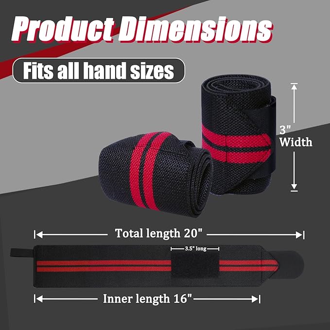 Wrist Straps For Weightlifting,20 inches Wrist Straps Lifting For Men And Women,Weight Lifting Wrist Wraps With Thumb Loop,Lifting Wrist Straps,Wrist Brace For Working Out Gym Accessories For Men