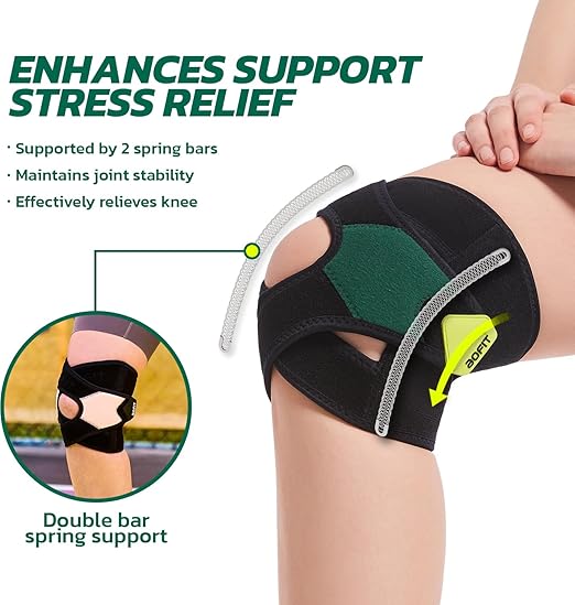aoFIT Knee Brace for Men & Women, Adjustable Compression with Memory Stabilizers for ACL, MCL, Meniscus Tear, Arthritis Pain Relief - Breathable for Sports, Running, Injury Recovery 3XL